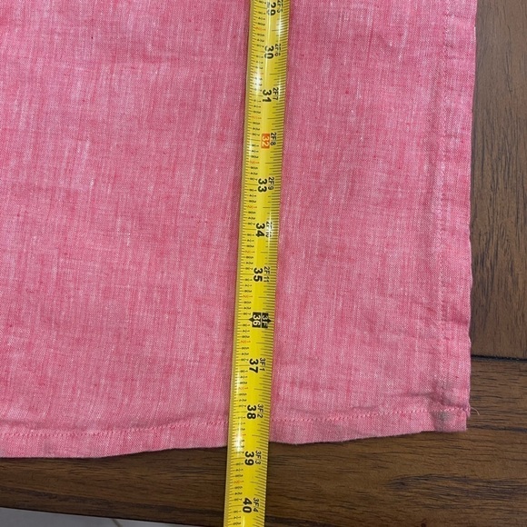 Two piece Liz & Jane Linen Pink Sleeveless Blouse & Maxi Skirt, Size Medium NWT - Picture 9 of 15